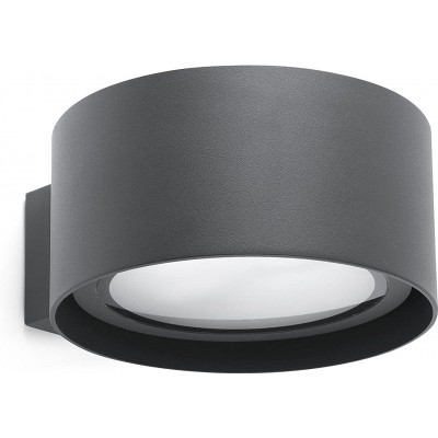 209,95 € Free Shipping | Outdoor wall light 36W Cylindrical Shape LED Terrace, garden and public space. Aluminum. Anthracite Color