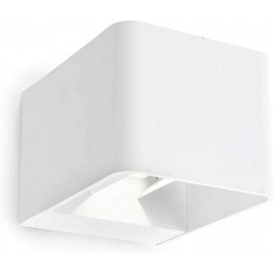 258,95 € Free Shipping | Outdoor wall light 9W Cubic Shape 11×9 cm. LED Terrace, garden and public space. Modern Style. Metal casting. White Color
