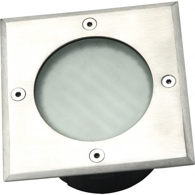 64,95 € Envoi gratuit | Luminaire encastré 9W 12×12 cm. Métal. Couleur gris