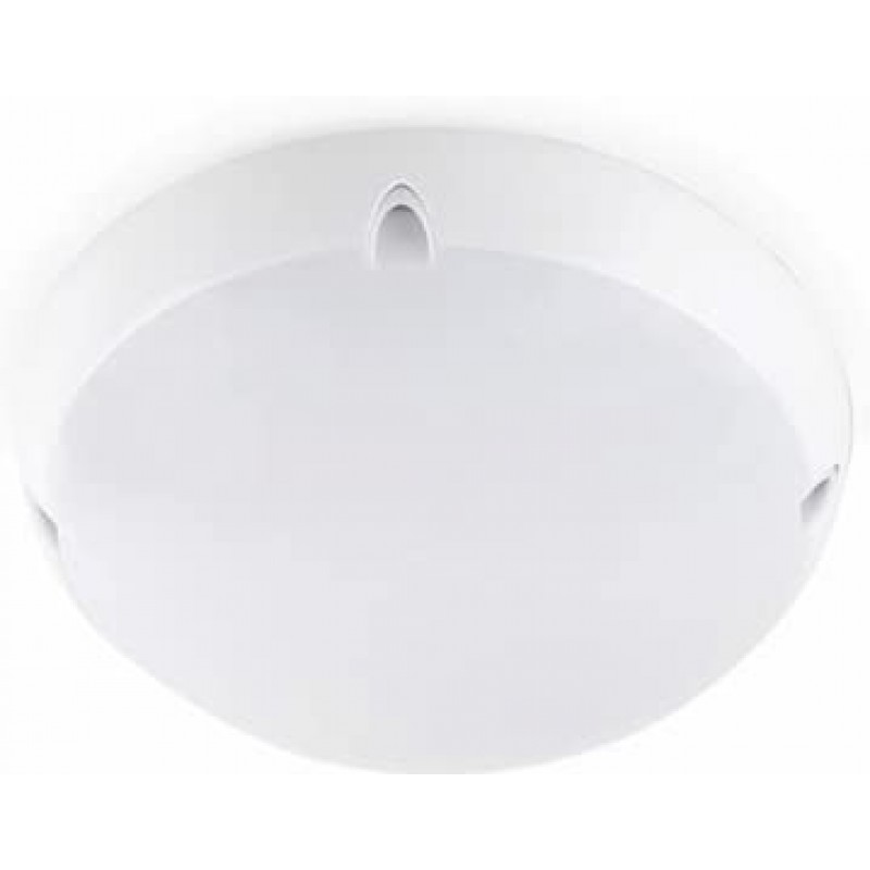 39,95 € Envio grátis | Luz de teto interna 20W Forma Redondo 34×34 cm. LED Sala de estar, sala de jantar e quarto. ABS, Alumínio e Policarbonato. Cor branco