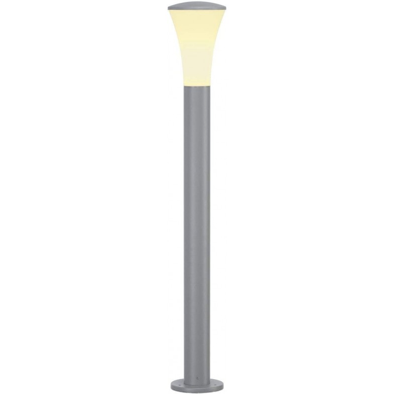 253,95 € Envio grátis | Farol luminoso 24W Forma Cilíndrica 113×20 cm. LED Terraço, jardim e espaço publico. Estilo moderno. Policarbonato. Cor cinza