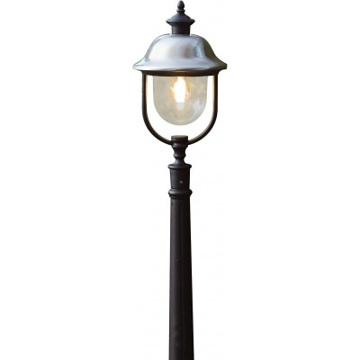 207,95 € Envío gratis | Baliza luminosa 60W 125×24 cm. Acero inoxidable y metal. Color negro