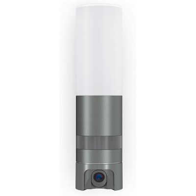 282,95 € Free Shipping | Outdoor wall light 14W Cylindrical Shape 31×13 cm. Adjustable. Control with Smartphone APP Public space. Acrylic and Aluminum. Gray Color
