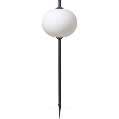 225,95 € Free Shipping | Luminous beacon 15W Spherical Shape 150×45 cm. Ground fixing by stake Terrace, garden and public space. Aluminum. White Color