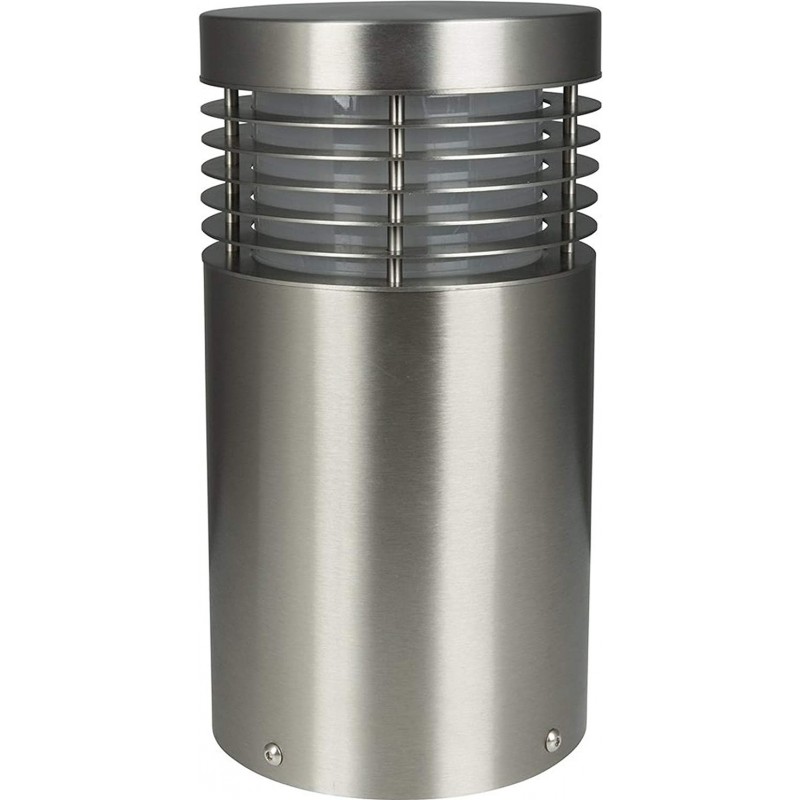 452,95 € Free Shipping | Luminous beacon Cylindrical Shape LED Terrace, garden and public space. Stainless steel. Gray Color