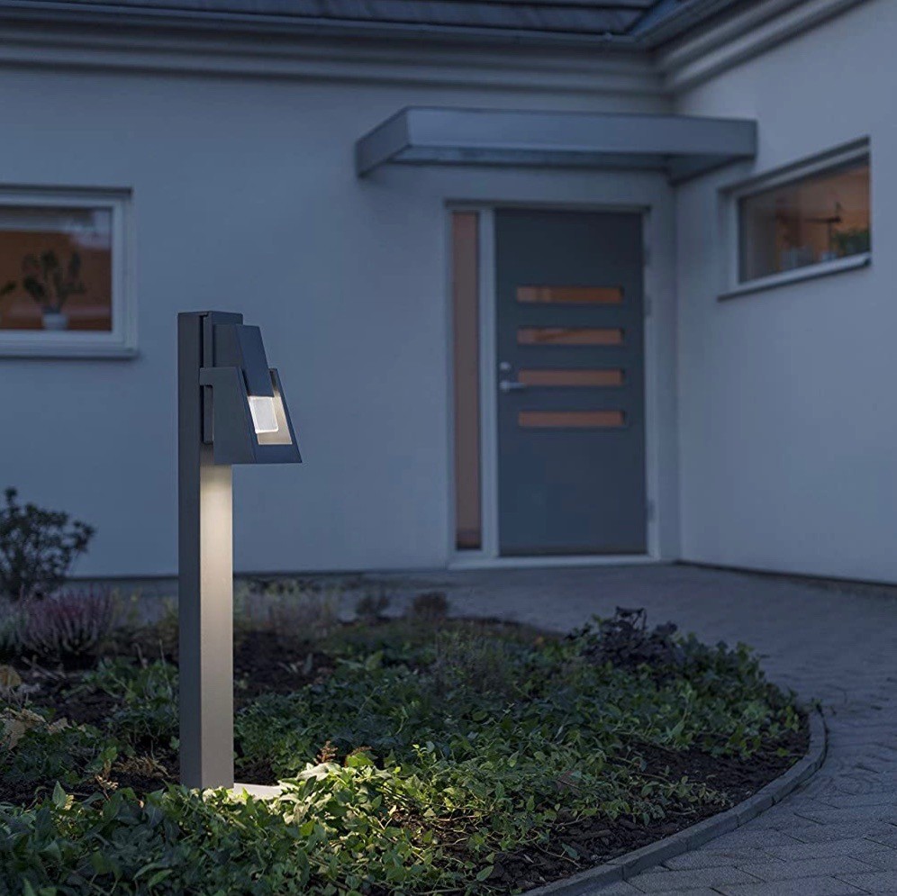 364,95 € Envio grátis | Farol luminoso 4W 100×21 cm. Metais. Cor cinza