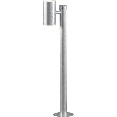 538,95 € Free Shipping | Luminous beacon 8W Cylindrical Shape 96×29 cm. Terrace, garden and public space. Steel, Galvanized steel and Metal casting. Gray Color