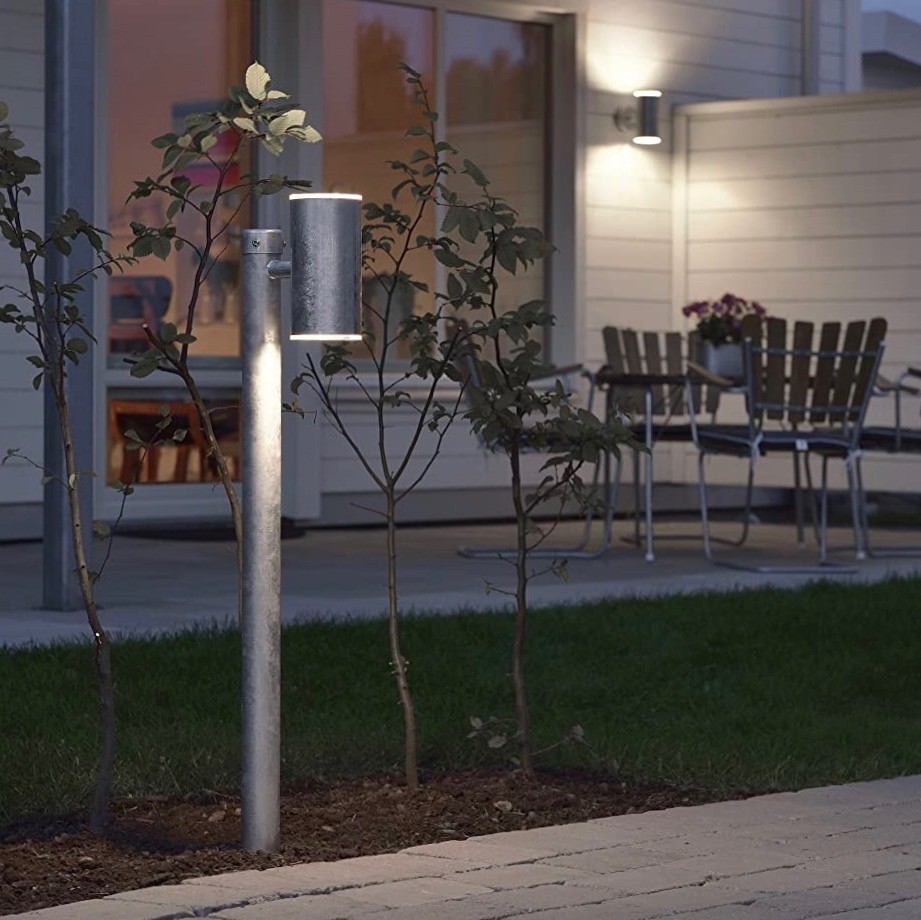 512,95 € Envío gratis | Baliza luminosa 8W 96×29 cm. Acero, acero galvanizado y metal. Color gris