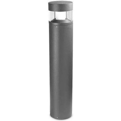 Leuchtfeuer 23W 80×16 cm. Aluminium und pmma. Grau Farbe